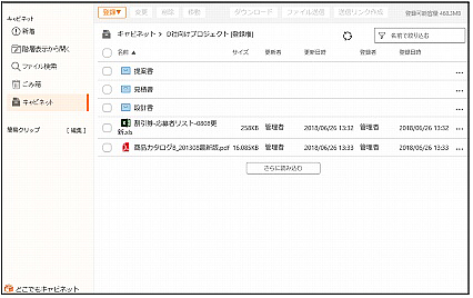 ファイルやフォルダを削除する 利用者マニュアル たよれーる どこでもキャビネット 会員サイト